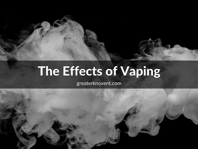 can vaping cause sore throat